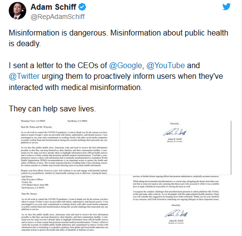 QAnon 30 April 2020 - Last week YouTube CEO told CNN the company would silence anyone who strayed from official WHO policy.
