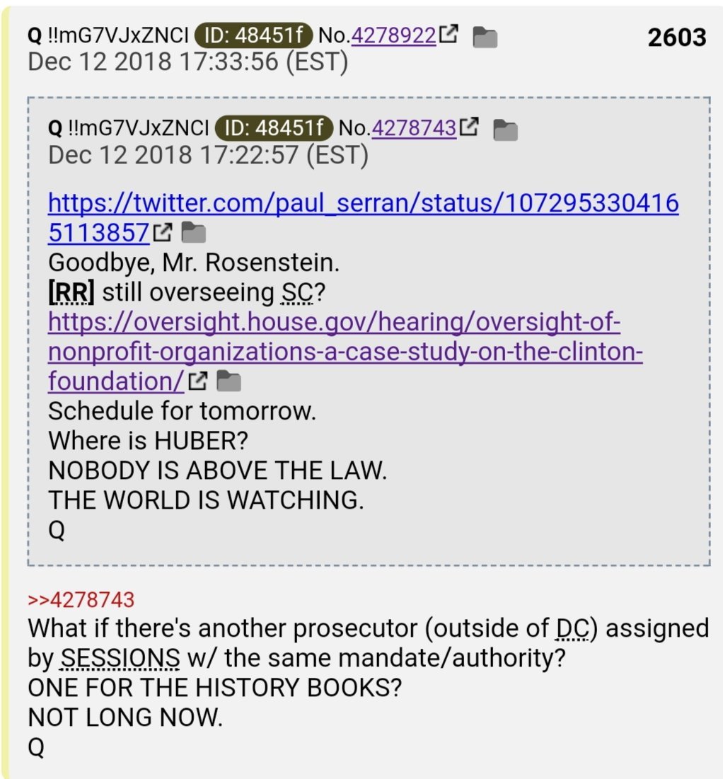PART 3 - CONTINUED: America Warned Is Unprepared For Q & Trump’s Cataclysmic Destruction Of “Deep State” - Page 16 274dd9f3c679d9bcb424c132b9085076afb42e5435e8f7630d6544f55d0658f2