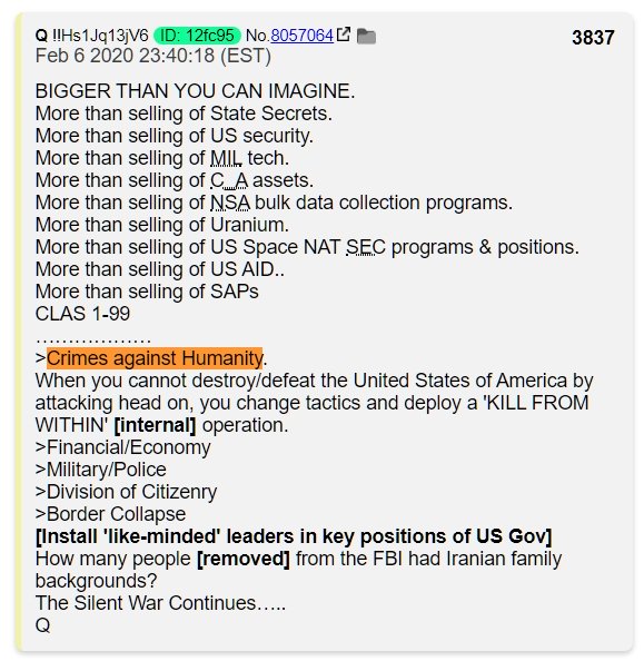 PART 3 - CONTINUED: America Warned Is Unprepared For Q & Trump’s Cataclysmic Destruction Of “Deep State” - Page 16 2bb8dec9a98135267eba9ed202464f498a90abb94d30de70c78fc00105eca54f