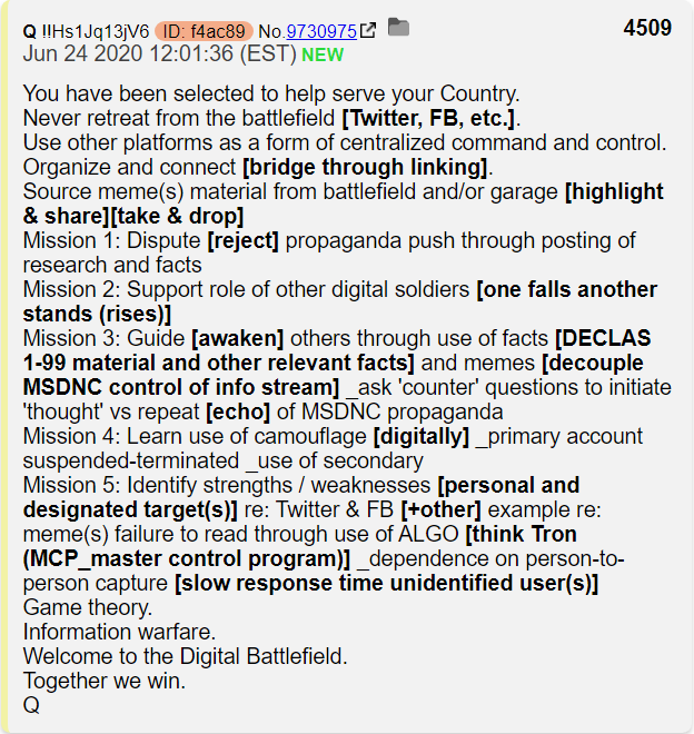 PART 3 - CONTINUED: America Warned Is Unprepared For Q & Trump’s Cataclysmic Destruction Of “Deep State” - Page 13 8d954a26bc0d201f360398033498d8b5ffab4b30fd4b52b622a03c59b83a425e