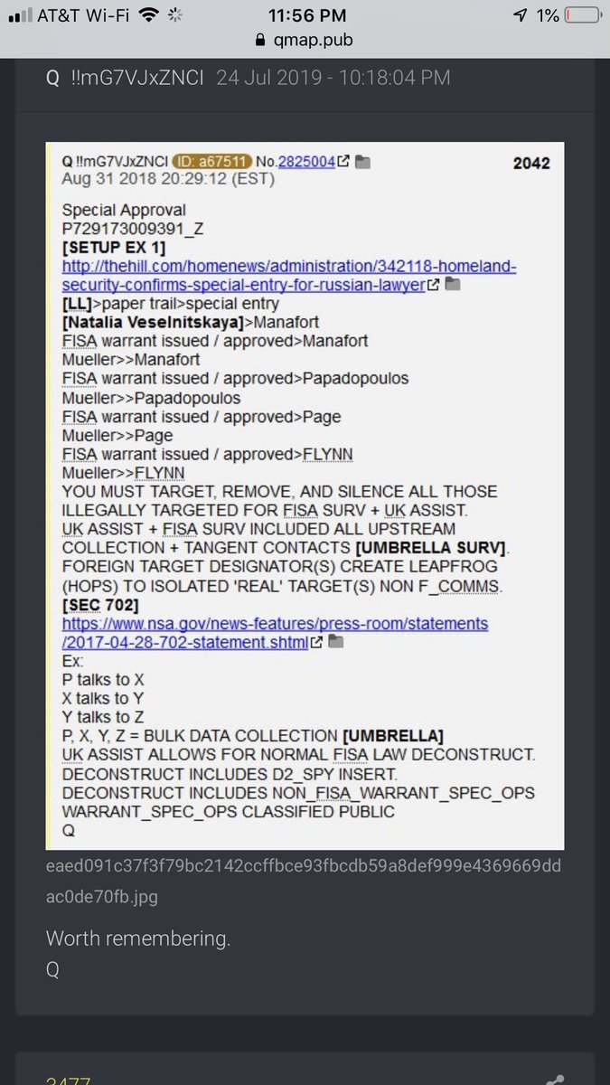 PART 2 - CONTINUED: America Warned Is Unprepared For Q & Trump’s Cataclysmic Destruction Of “Deep State” - Page 4 B2e709df65d6fe09e4d055e61c4524030aa9e8cb9db2d1cdf6b6a3a5f31374af